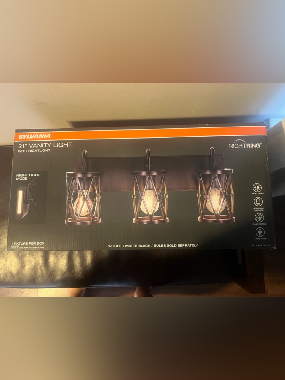 Sylvania light fixture- new in box